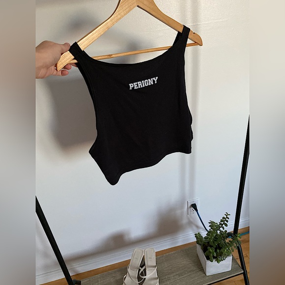 Black Crop Top - Périgny - Picture 2 of 2